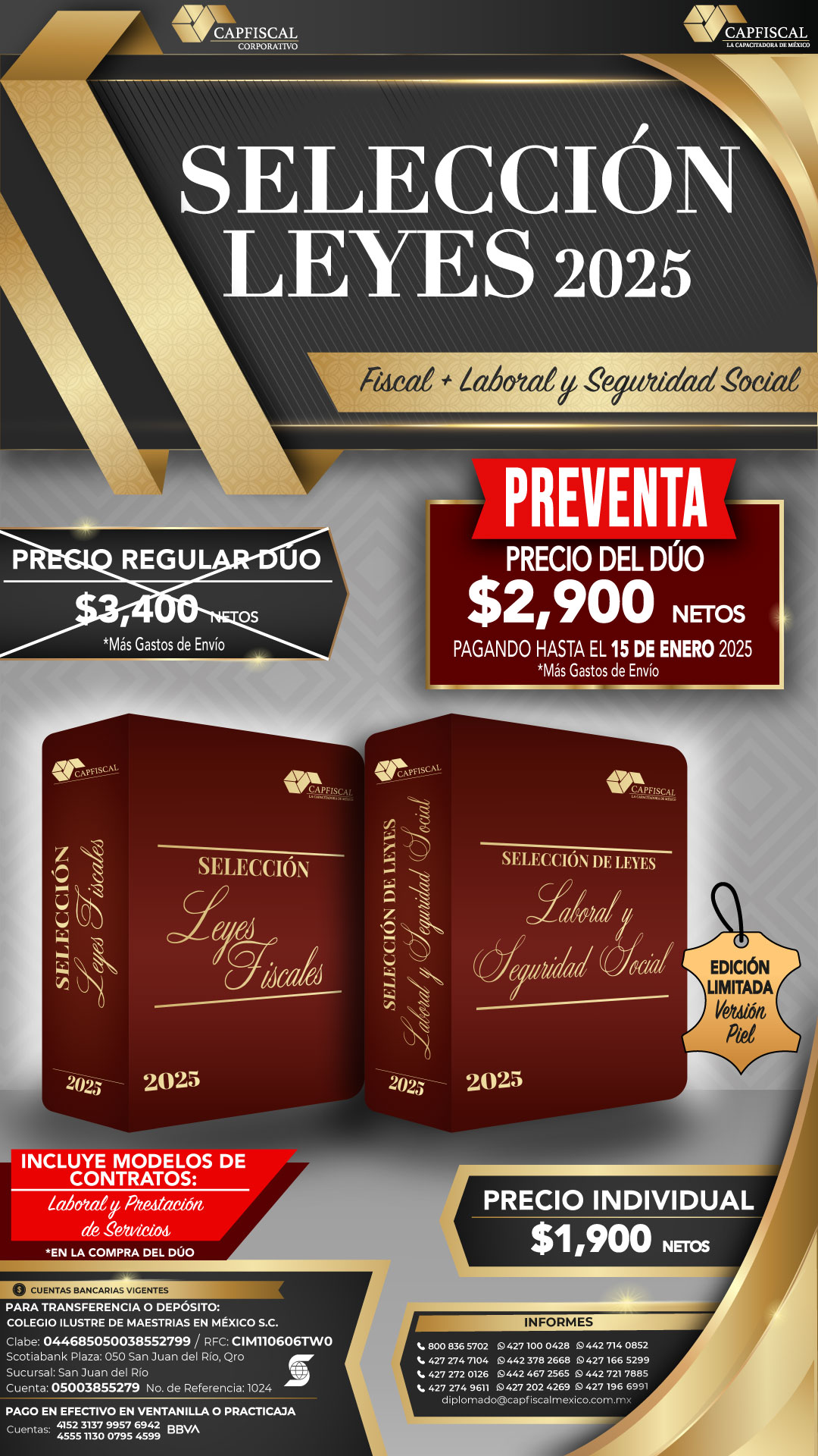 LEYES 2025 PREVENTA