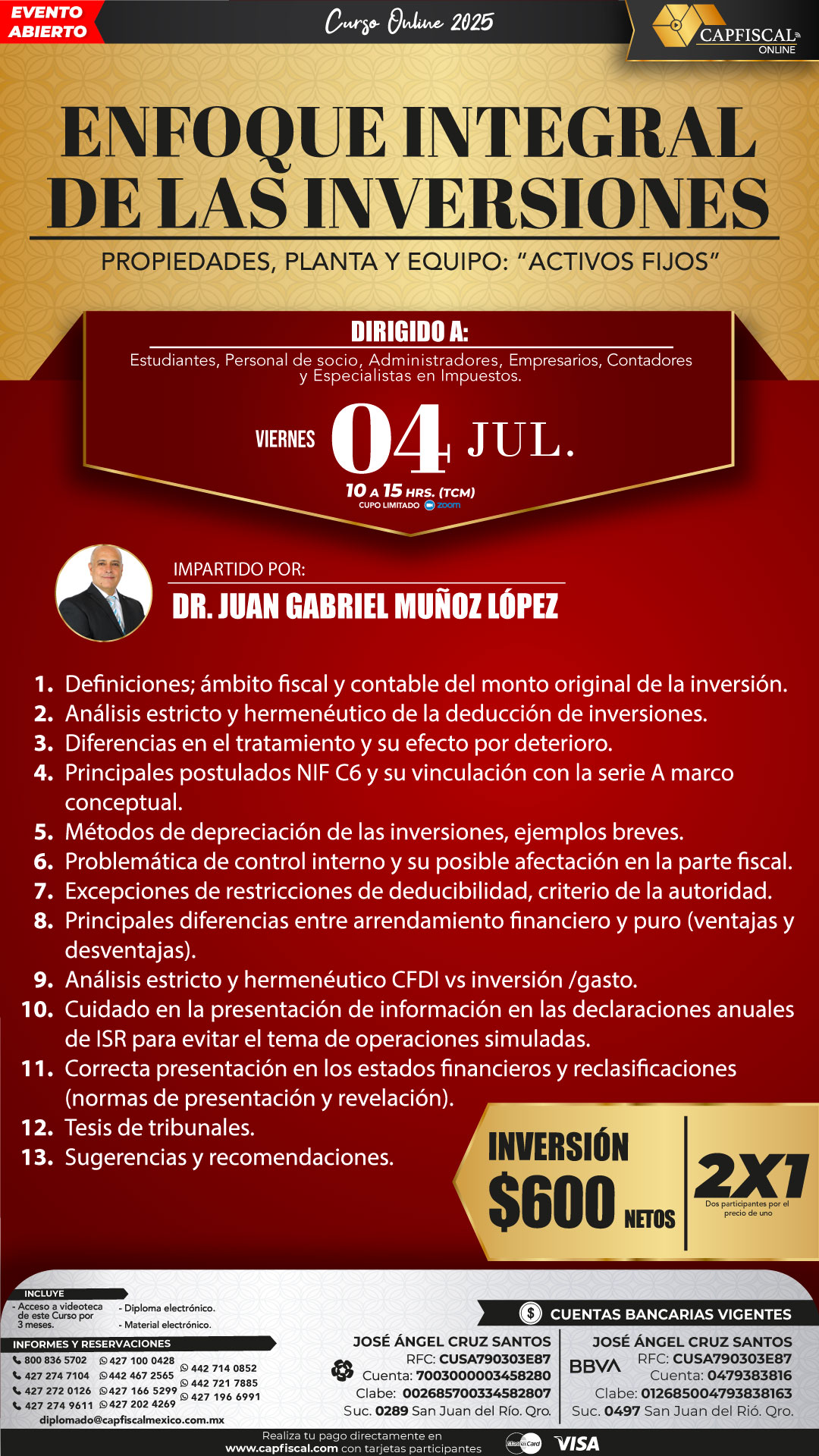 ENFOQUE INTEGRAL DE LAS INVERSIONES