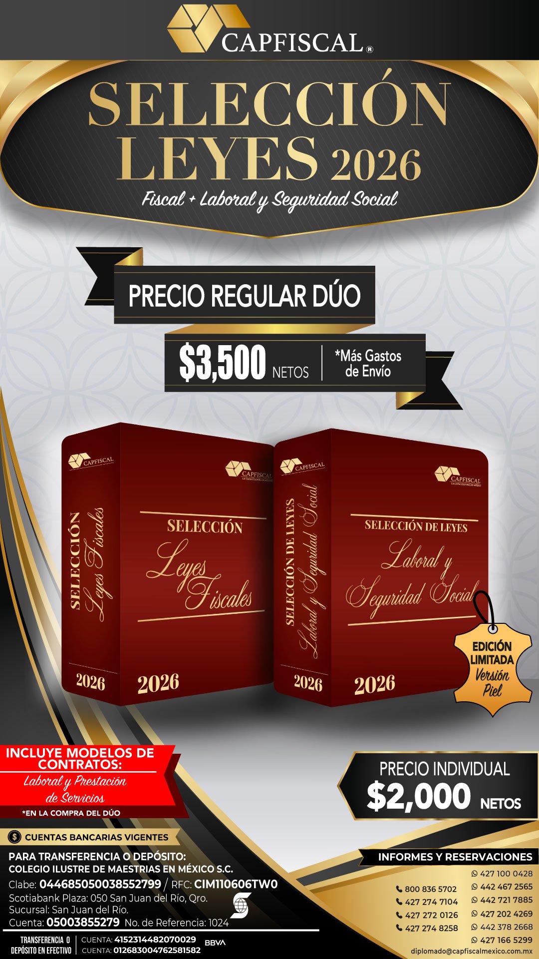 LEYES PREVENTA 2026