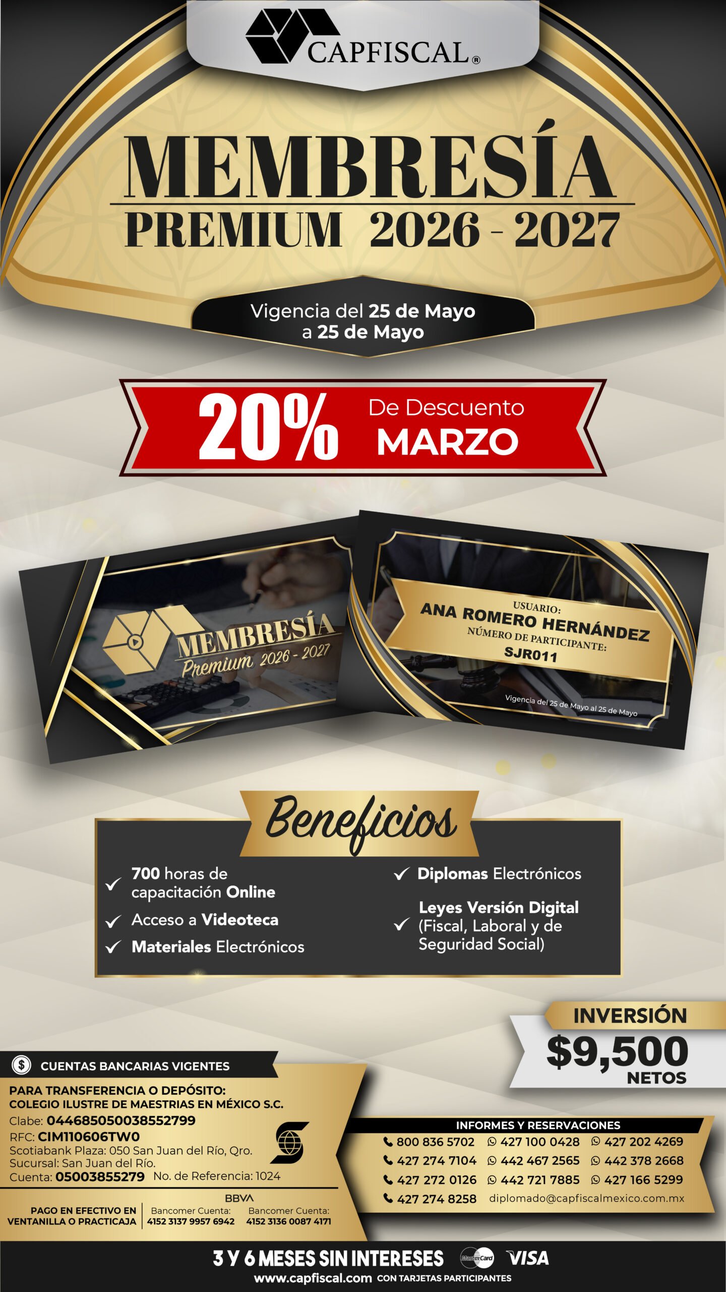 MEMBRESÍA PREMIUM 2026 - 2027