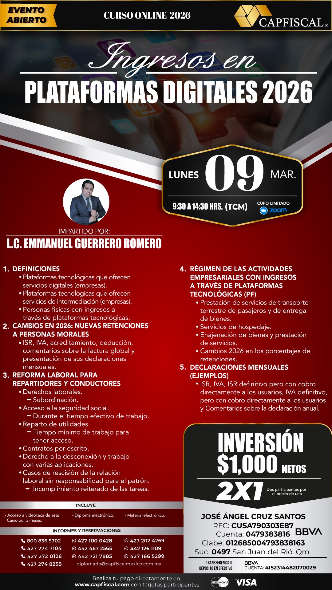 INGRESOS EN PLATAFORMAS DIGITALES 2026