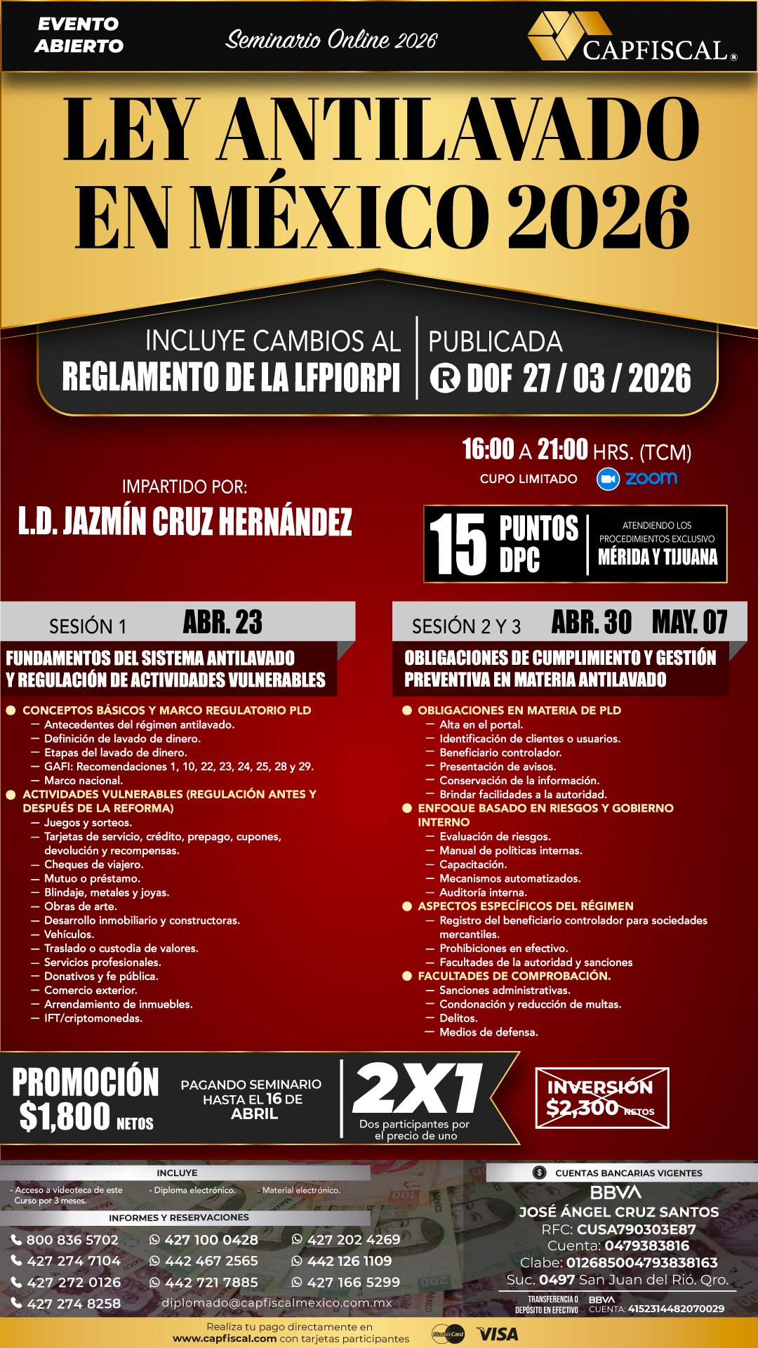 SEM LEY ANTILAVADO EN MÉXICO