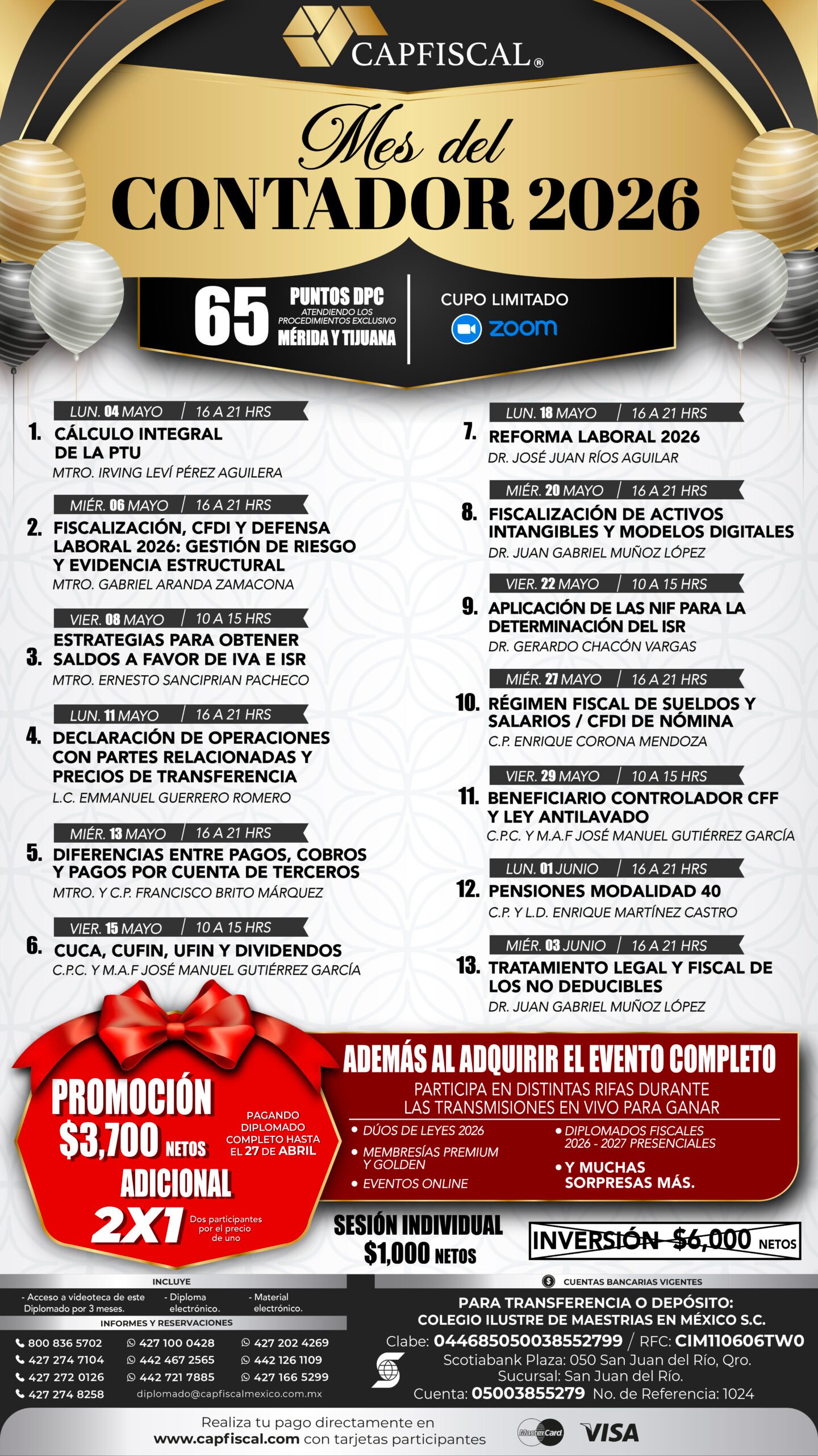 DIP MES DEL CONTADOR 2026