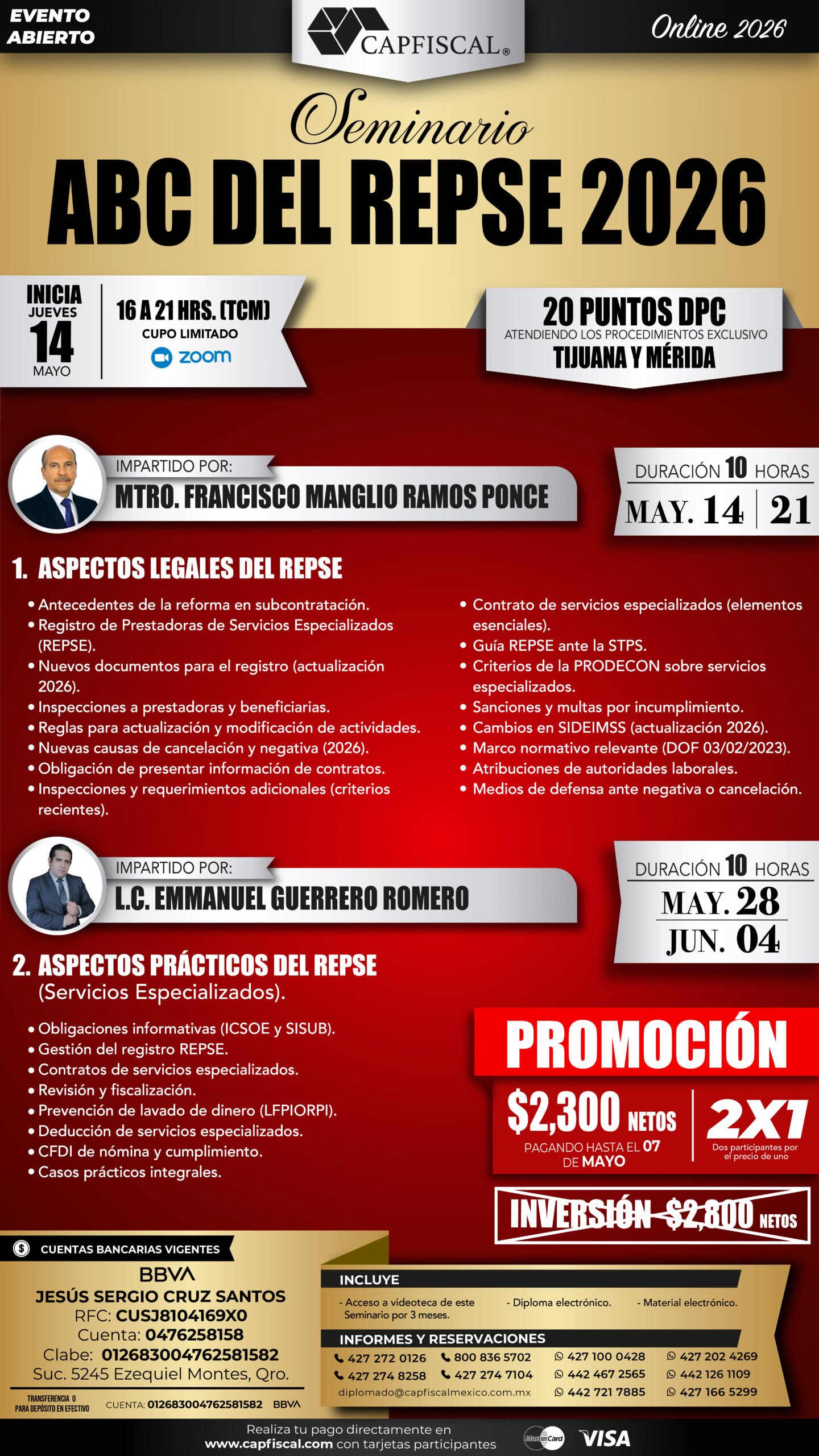 SEMINARIO DEL ABC DEL REPSE 2026