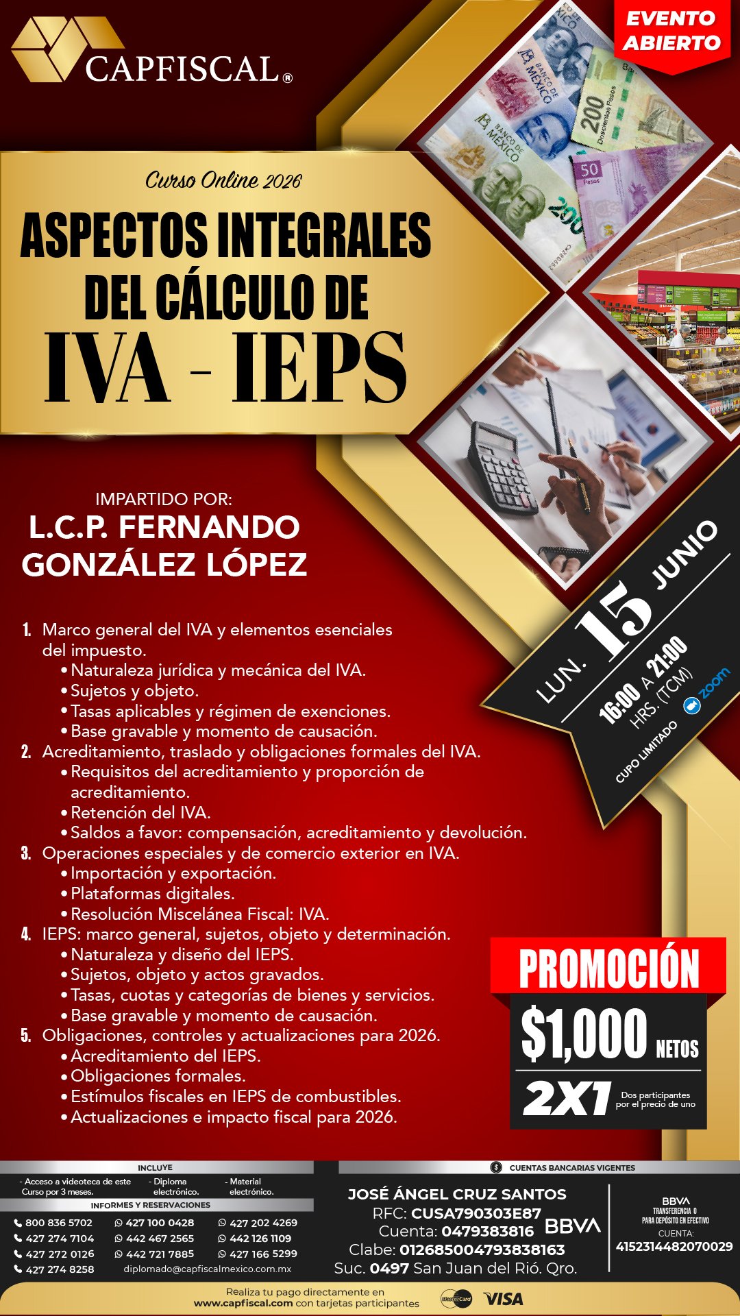 ASPECTOS INTEGRALES DEL CÁLCULO DE IVA - IEPS