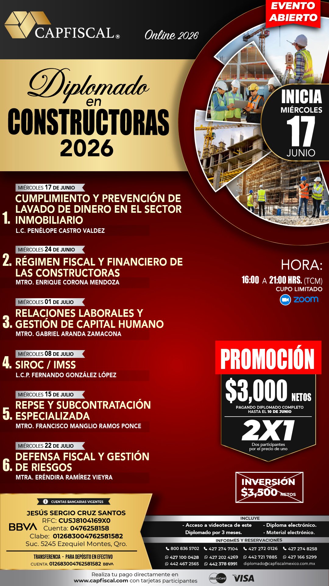 DIP EN CONSTRUCTORAS 2026