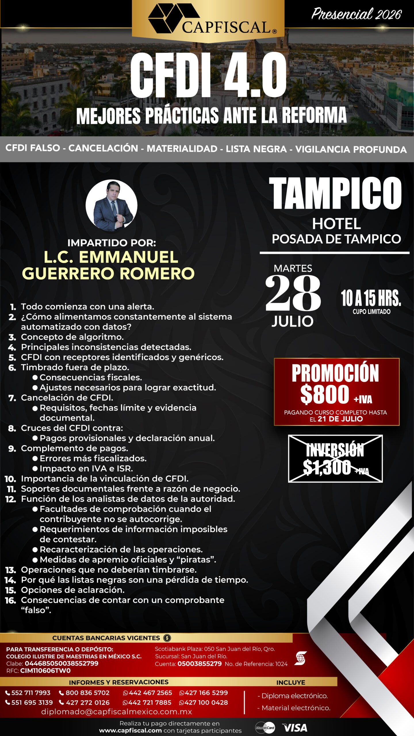 CFDI 4.0 MEJORES PRÁCTICAS ANTE LA REFORMA TAMPICO