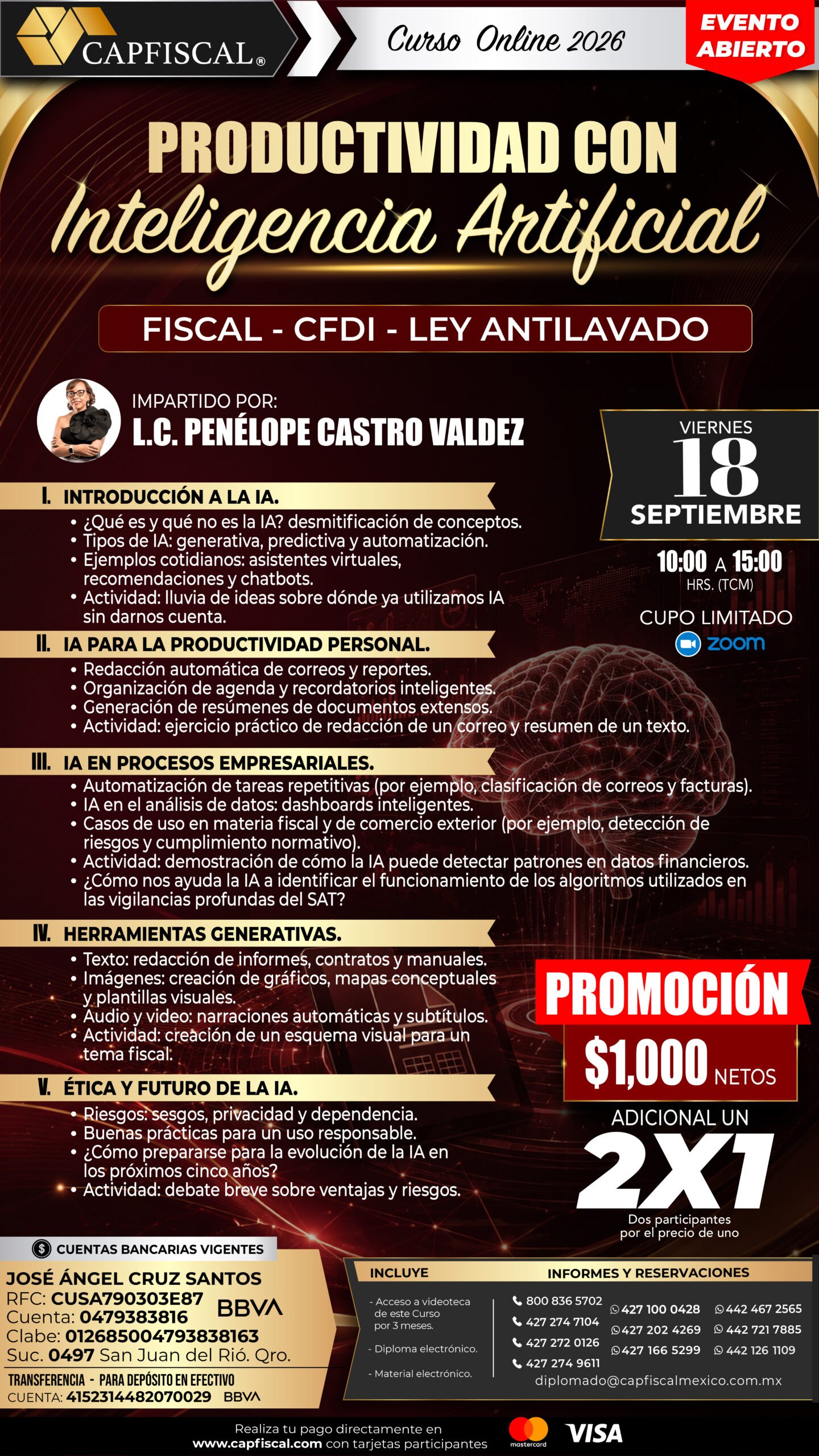 PRODUCTIVIDAD CON INTELIGENCIA ARTIFICIAL