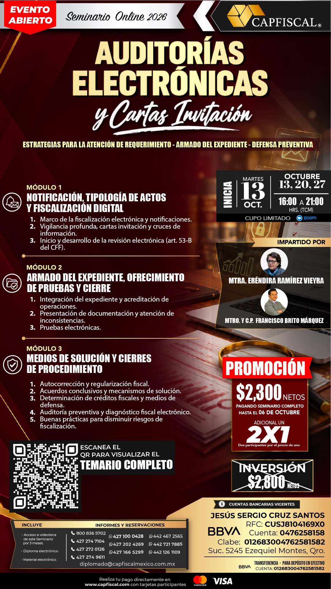 SEM AUDITORIAS ELECTRÓNICAS Y CARTAS INVITACION