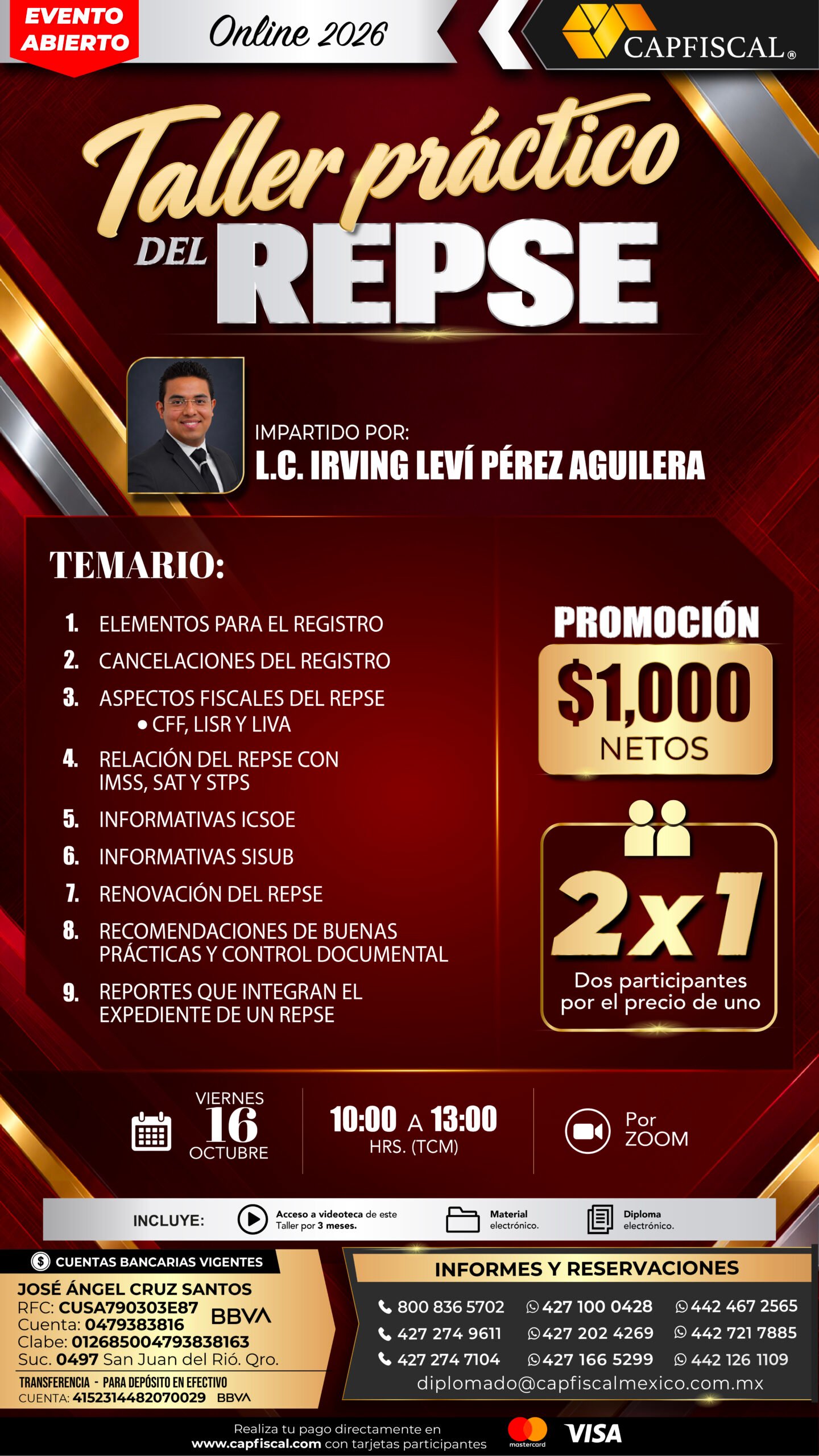 TALLER PRÁCTICO DEL REPSE