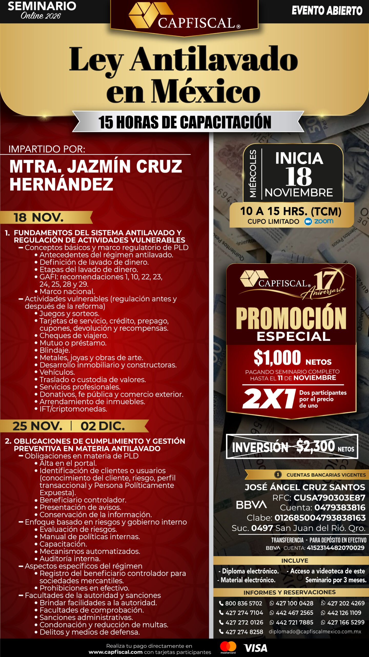 SEM LEY ANTILAVADO EN MÉXICO (NOVIEMBRE)